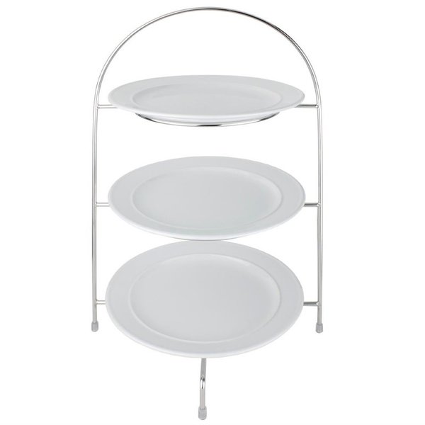 Etagère | Chroom | 3x Ø270mm | 295x290x490(h)mm