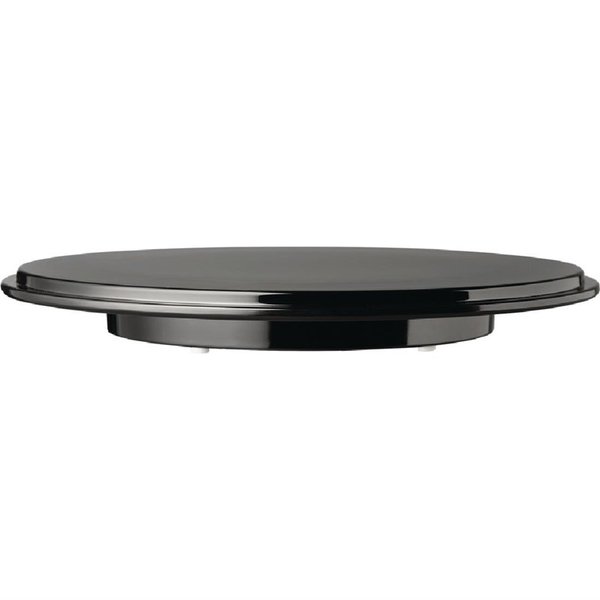 Ronde melamine taartschotel zwart |  4(h) x 31(Ø)cm