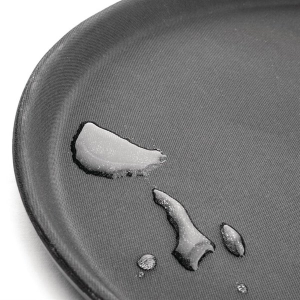 Dienblad | KRISTALLON | Glasvezel | Zwart | Antislip | Stapelbaar | Ø405mm