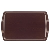 Cambro Dienblad | Laminaat | Houtlook | Stapelbaar | 640x400x17(h)mm