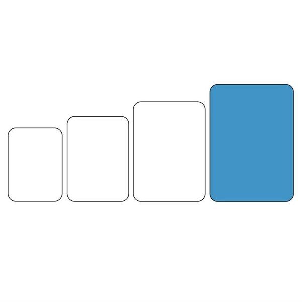 Dienblad | Laminaat | Houtlook | Stapelbaar | 640x400x17(h)mm