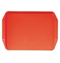Cambro Dienblad | Polypropyleen | Rood | Antislip | Stapelbaar | 430x300mm