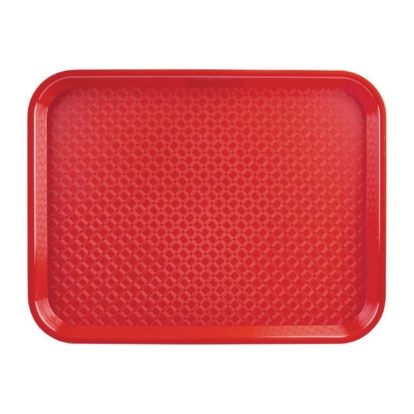 Dienblad | KRISTALLON | Polypropyleen | Rood | Antislip | Stapelbaar | 415x305mm