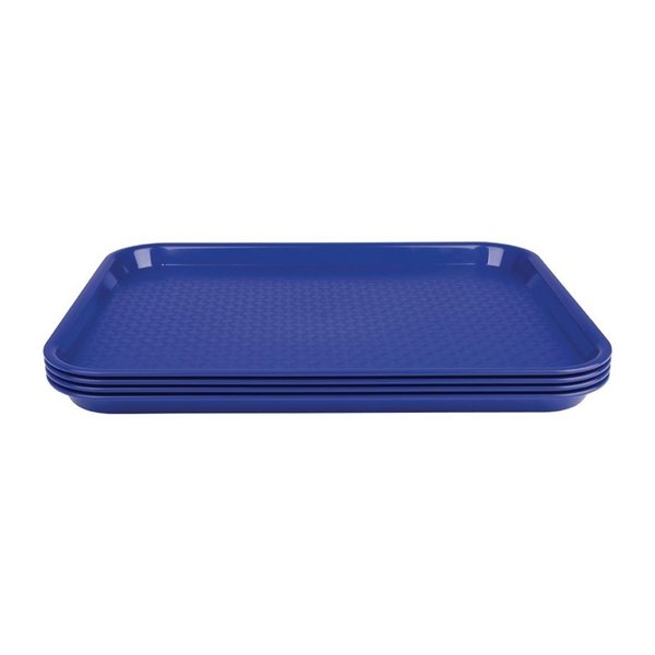 Dienblad | KRISTALLON | Polypropyleen | Blauw | Antislip | Stapelbaar | 345x265mm