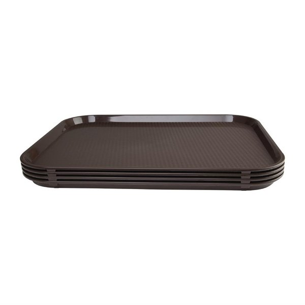 Dienblad | KRISTALLON | Polypropyleen | Bruin | Antislip | Stapelbaar | 345x265mm