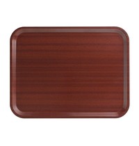 Cambro Capri gelamineerd dienblad mahonie | 43(b)x33(d)cm