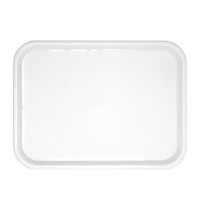 Olympia Dienblad | KRISTALLON | Polypropyleen | Wit | Antislip | Stapelbaar | 345x265mm