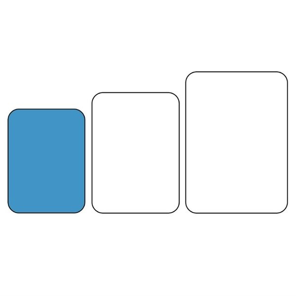 Dienblad | KRISTALLON | Polypropyleen | Wit | Antislip | Stapelbaar | 345x265mm