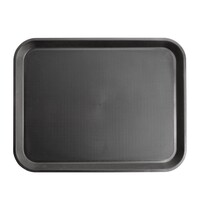 Olympia Dienblad | KRISTALLON | Polypropyleen | Zwart | Antislip | Stapelbaar | 405x305x20(h)mm