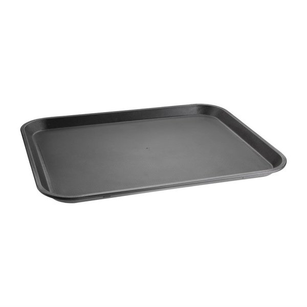 Dienblad | KRISTALLON | Polypropyleen | Zwart | Antislip | Stapelbaar | 458x356x25(h)mm