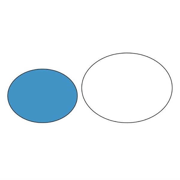 Dienbladenset | KRISTALLON | Polycarbonaat | Blauw | Stapelbaar | 10 Stuks | 375x278x25(h)mm