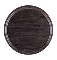 ROLTEX Dienblad | ORIGINAL | Melamine | Houtlook | Antislip | Stapelbaar | Ø450mm
