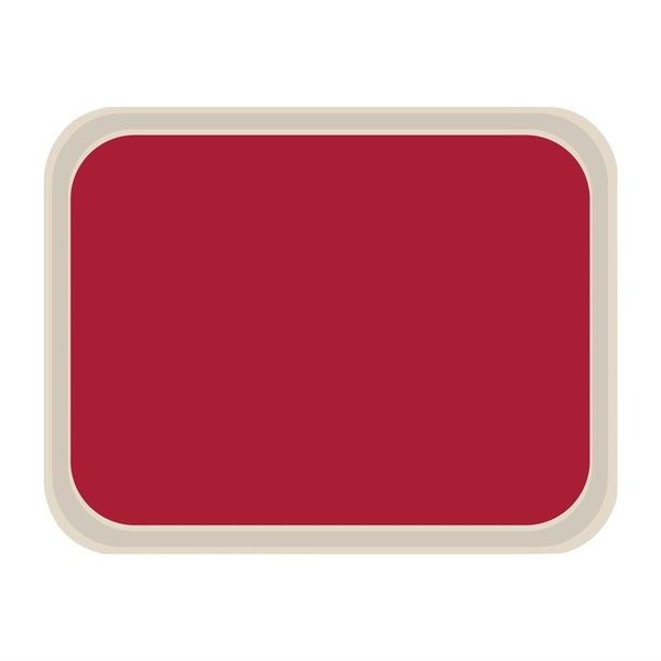 Dienblad | AMERICA | Polyester/Glasvezel | Rood | Stapelbaar | 460x360mm