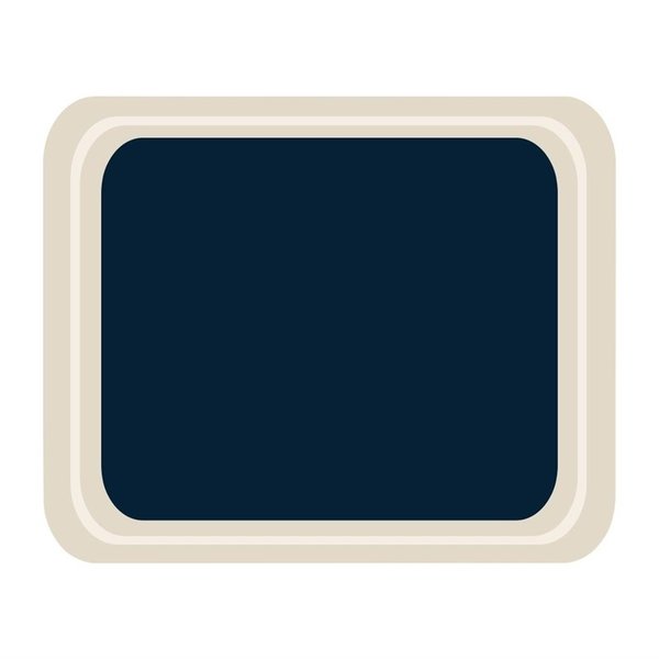 Dienblad | ORIGINAL | Polyester/Glasvezel | Blauw | Stapelbaar | 325x265x17(h)mm