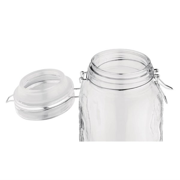 Drankendispenser | Glas | 3.6L | Klemdeksel | 195x145x325(h)mm