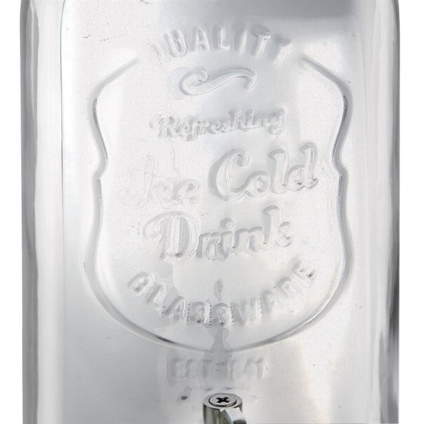 Drankendispenser | Glas | 3.6L | Klemdeksel | 195x145x325(h)mm