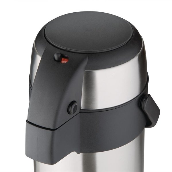 RVS pompkan thee | Dubbelwandig | 3L | 370(h) x 151(Ø)mm