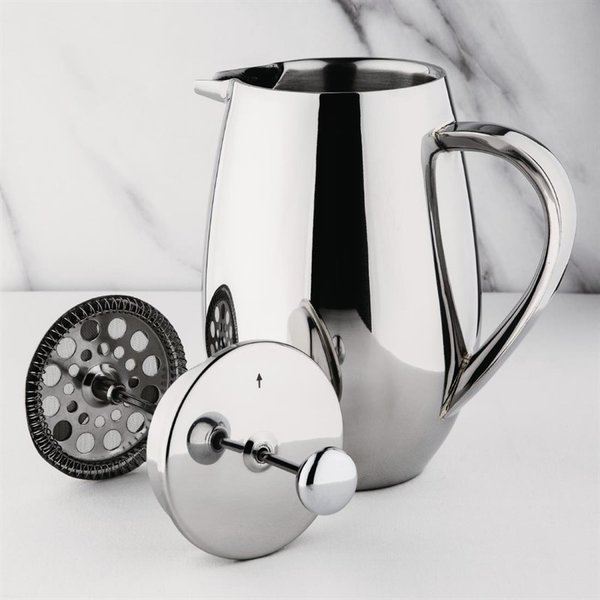 RVS Cafetière | 0,75L | Dubbelwandige isolatie | 19,5cm