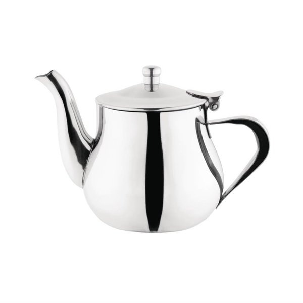 RVS Arabische theekan | 0,5L | Met flip-top deksel