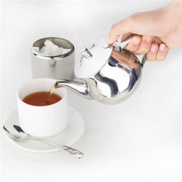 RVS Arabische  theekan | 0,5L | Met flip-top deksel