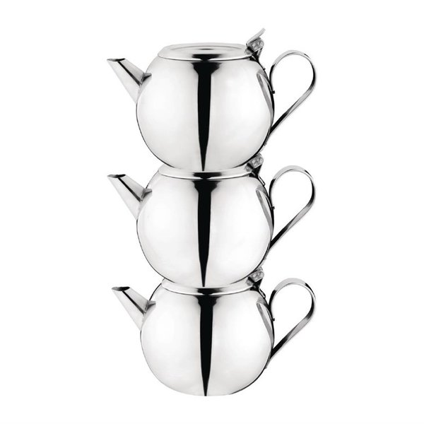 RVS stapelbare theepot | Met anti lektuit | 0,5L