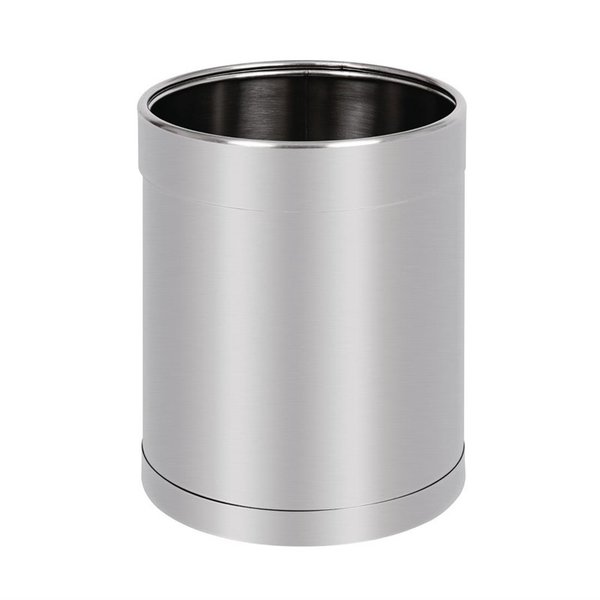 Afvalbak | RVS (Geborsteld) | 10.2L | Open | Ø224x280(h)mm