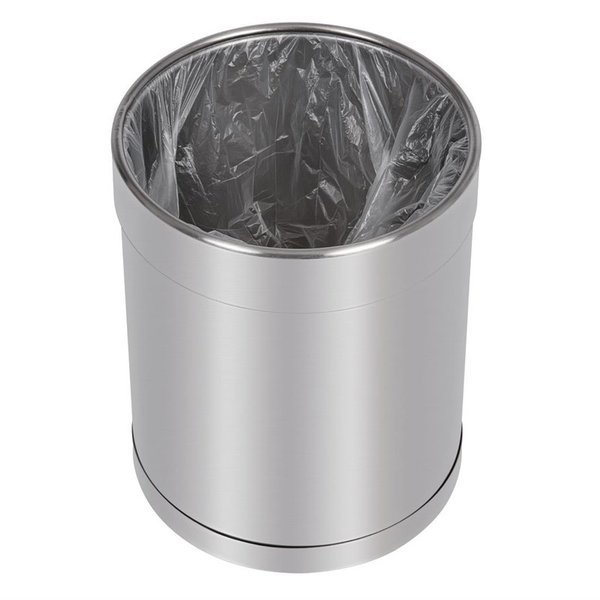 Afvalbak | RVS (Geborsteld) | 10.2L | Open | Ø224x280(h)mm