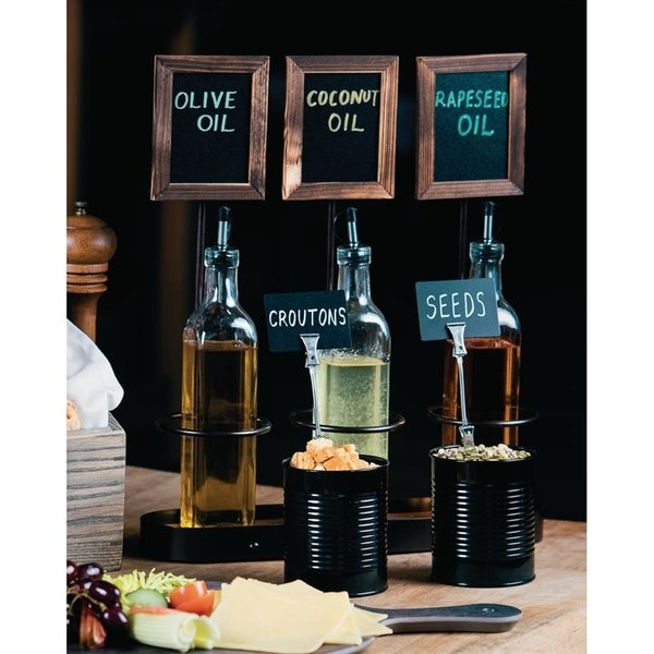 Wijnfles display 3 voudig | Voor flessen van 70cl | 13(h) x 10,5(b)cm