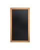 Securit Wandkrijtbord | Teakhout | 2-Zijdig | Schrijfvlak 460x1100mm 