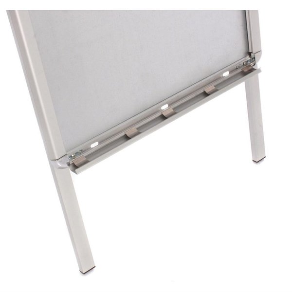 Stoepbord | Aluminium | Kliklijst (A2) | 463x700x780(h)mm