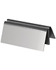 Olympia Menukaarthouder RVS driehoekig | Tot A4 formaat | 80x50x30(h)mm 