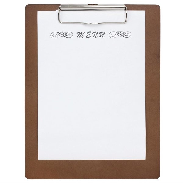 Houten multiplex menu klembord | A4 formaat