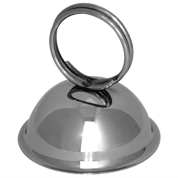 Menukaarthouder RVS ring |  6(h) x 5,8(Ø)cm