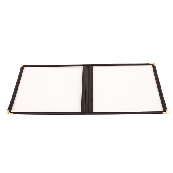 Menuhouder plastic zwart | A4 formaat | Voor 4 pagina's