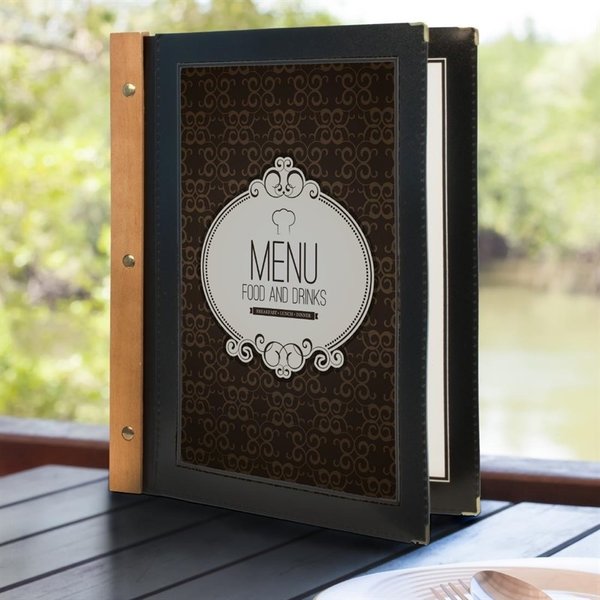 Insteekhoezenset | Voor Houten Menumappenset GAS-H759/-H735 | 5 Stuks | A4-formaat | 260x01x322(h)mm