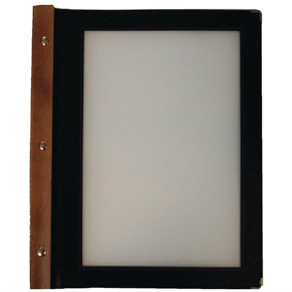 Menumap | Hout | A4-formaat | Incl. 2 Insteekhoezen | 260x20x320(h)mm