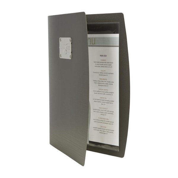 Menuhouder rio zwart | A4 formaat | 1 hoes 4 pagina's | 250x10x350(h)mm
