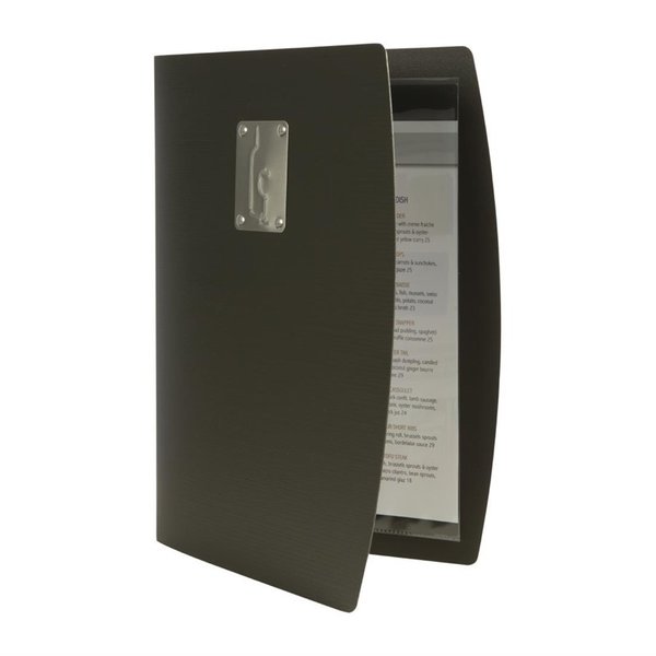 Wijnkaarthouder rio zwart | A4 formaat | 1 hoes 4 pagina's | 250x10x350(h)mm