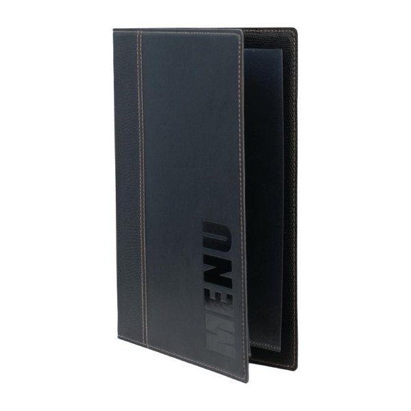 Kunstlederen menuhoezen & opbergdoos | Incl. 20 menu mappen | 254x05x340(h)mm