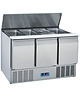 Mastro Saladette RVS 365L | 3 Deurs | 12x 1/3 GN | 0/+8 Graden | 1365x700x883(h)mm 