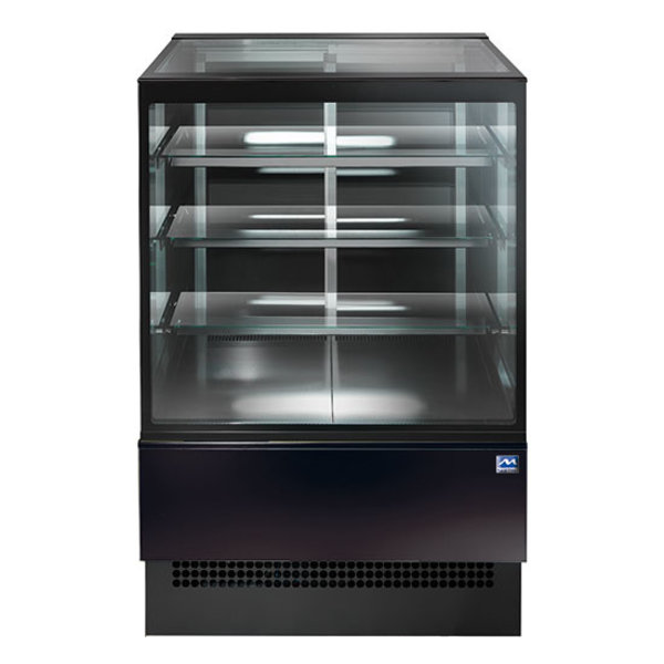 Warmhoudvitrine | Met 3 planchetten | Geventileerd | 230V | 900x800x1400(h)mm