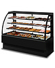 Mastro Gebaksvitrine | 610L | Zwart | +2°C/+8°C | 4 Schappen | 1800x800x1400(h)mm 