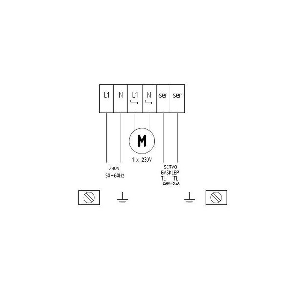 Standenregelaar TM 2-7 | 230V | 1 fase | 7 Amp | 235x182x148(h)mm