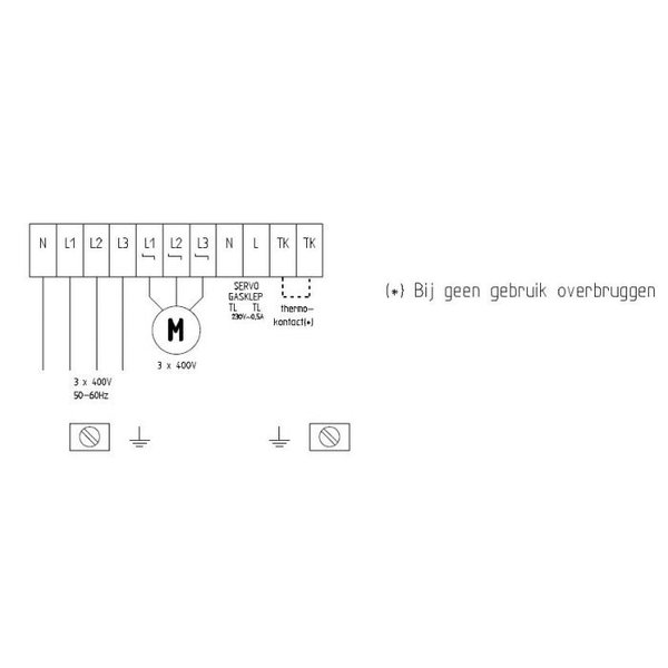 Standenregelaar TM 3-7,5 | 3 fase | 7,5 Amp | 400V | 300x250x200(h)mm