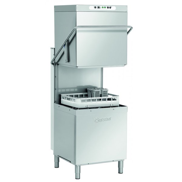 Horeca doorschuifvaatwasser DS 2002  | 600x500mm mand | Met afvoerpomp+zeepdispenser | 790x955x1535(h)mm