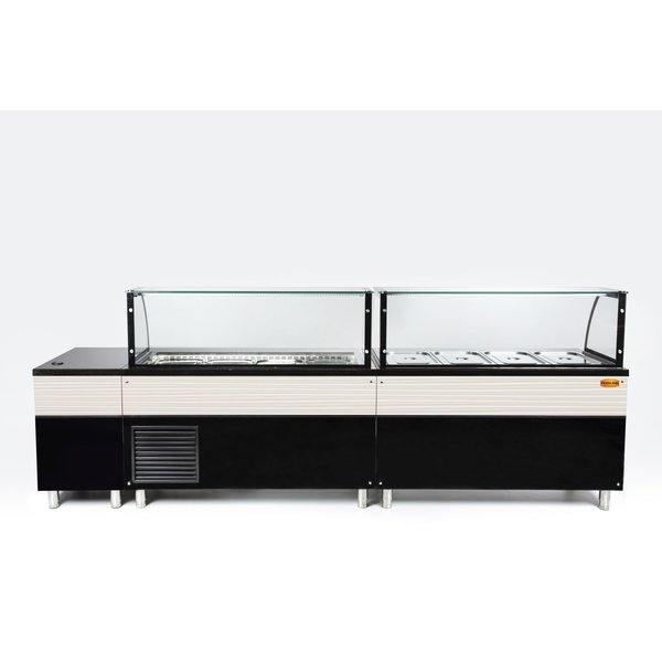 Saladette werkbank | met luchtcirculatie | 5x GN 1/1 | 1800x850x1300(h)mm