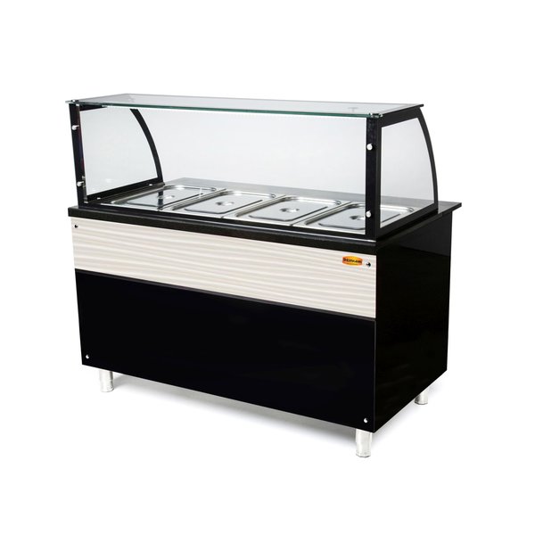 Bain Marie Warm buffet | 4x GN 1/1 | met aftapkraan | 1460x850x1300(h)mm