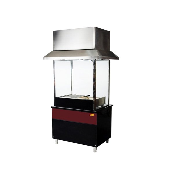 Houtskoolgrill | met luchtafvoersysteem + filter | 1100x850x2400(h)mm