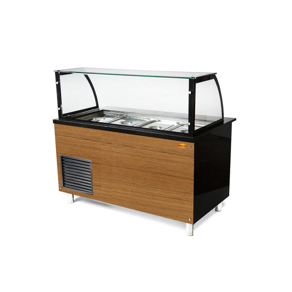 Saladette | convectie koeling | 5x GN 1/1 - 1x GN 2/4 | 2000x850x1300(h)mm