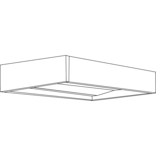 RVS condensatie kap | 1000x1000x400(h)mm
